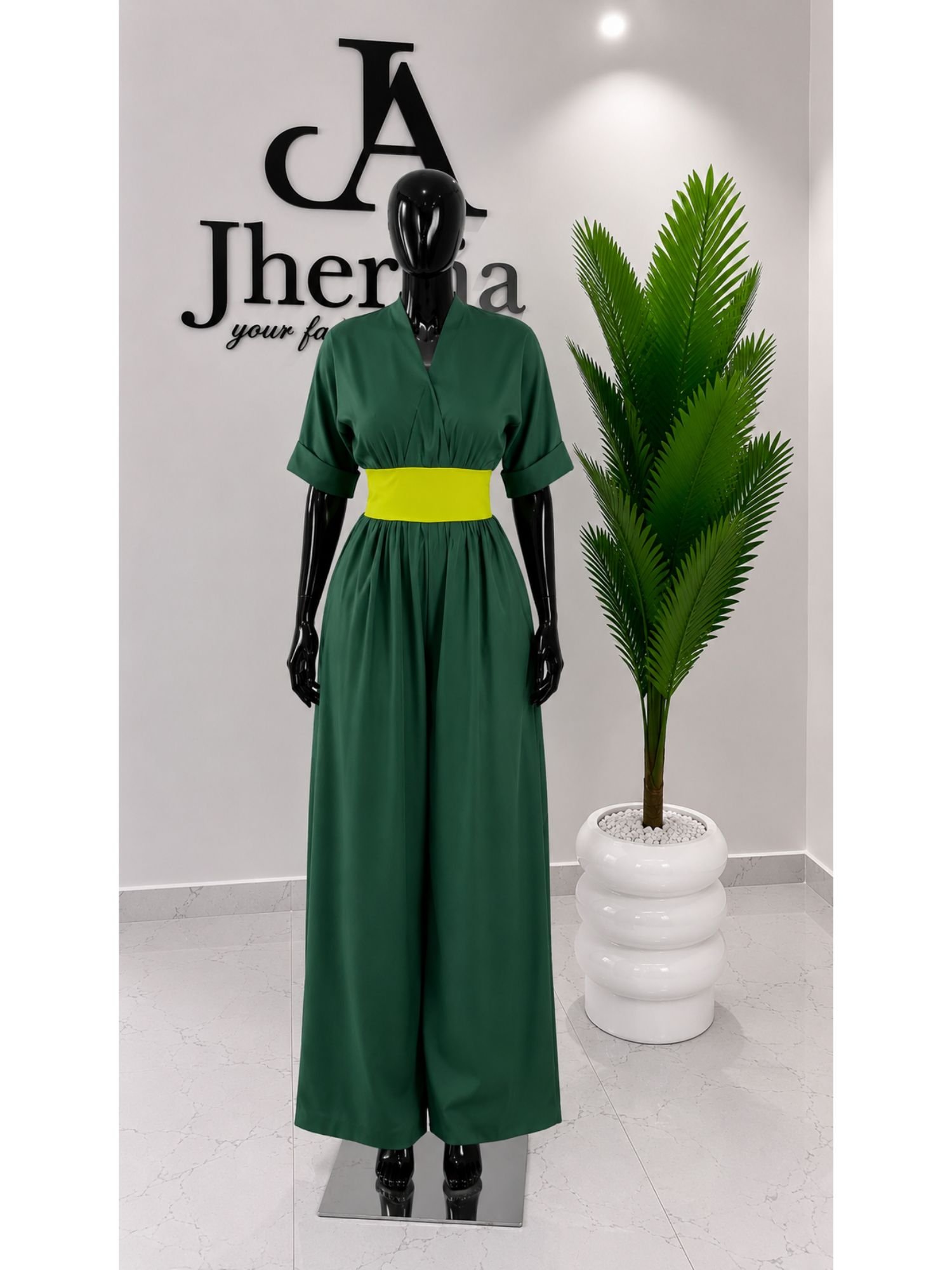 Emerald Luxe Jumpsuit