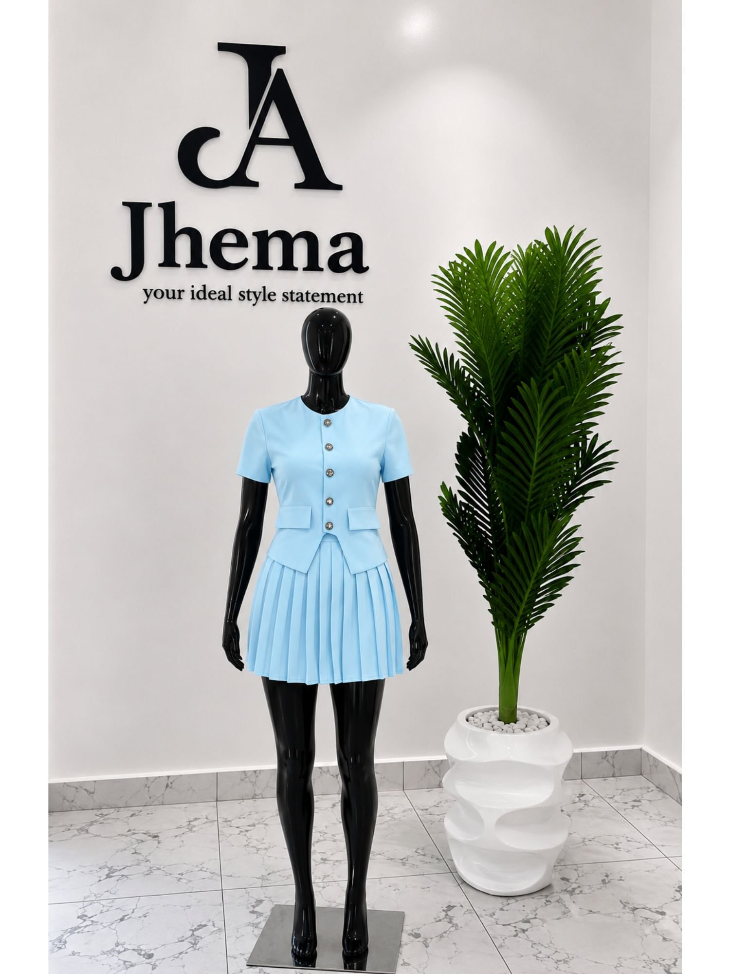 Elara pleated