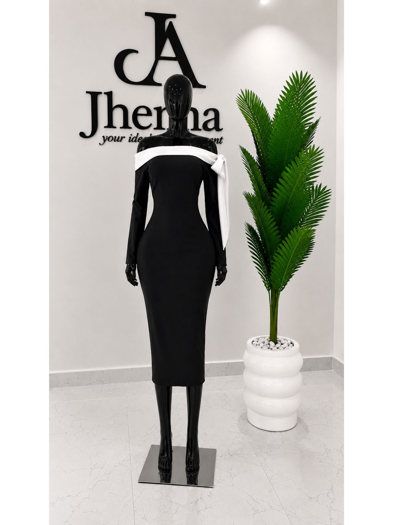 Bianca Bow Dress