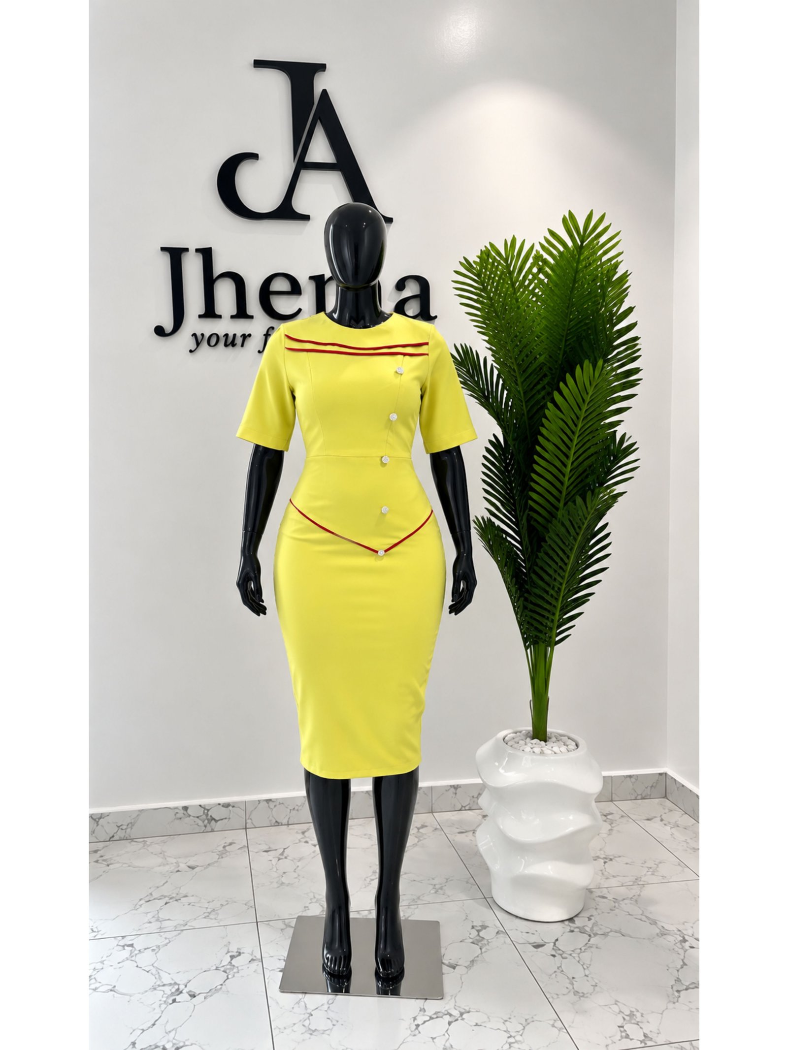 The Livia Dress front view